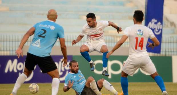 مباراة الزمالك وغزل المحلة