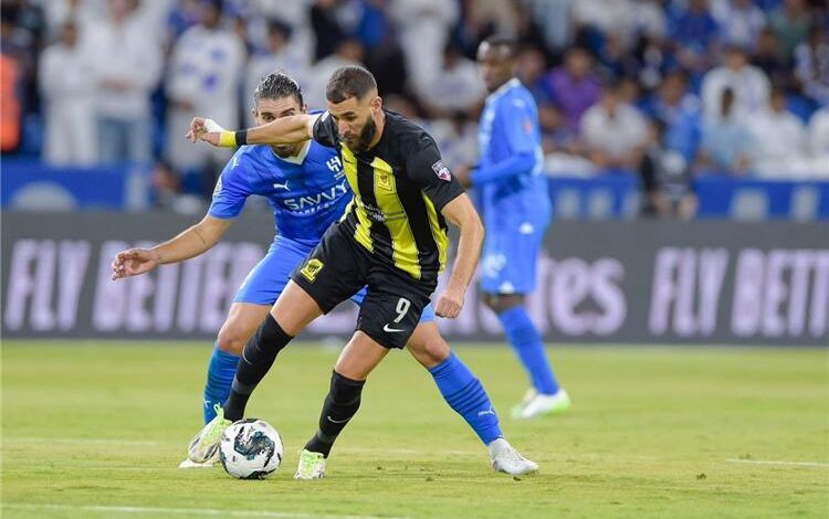 بنزيما يقود قطار الاتحاد للفوز الثالث في الدوري السعودي