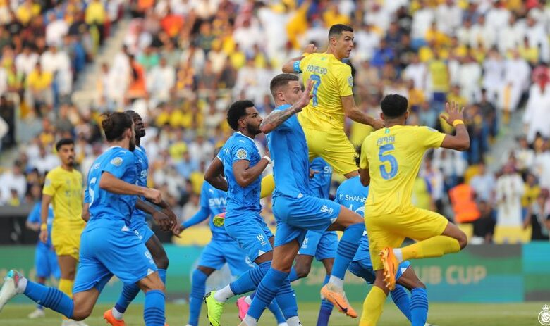 موعد والقنوات الناقلة لمباراة الهلال والنصر